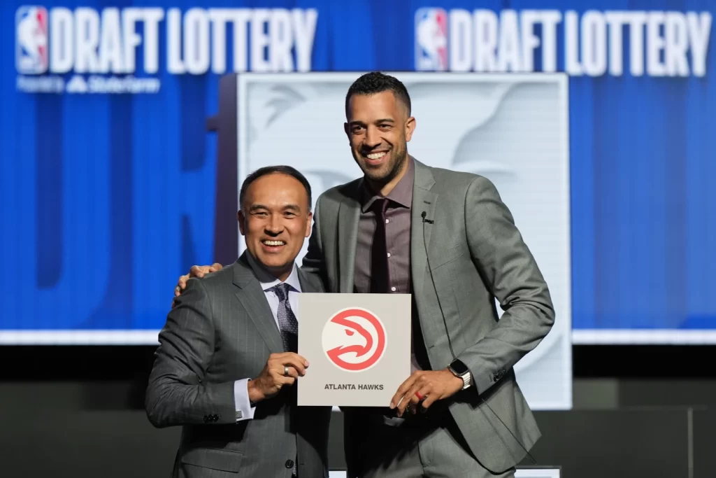 Hawks Win NBA's Draft Lottery with 3% Oddsillustration