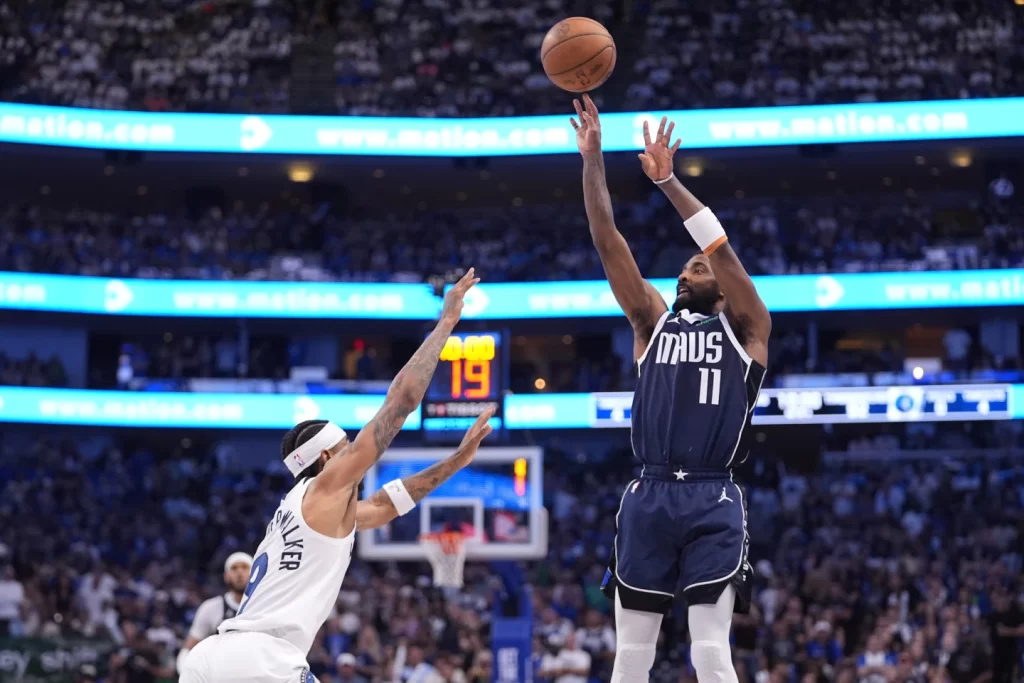 Doncic, Irving Both Score 33, Lead Mavs 3-0 Wolvesillustration