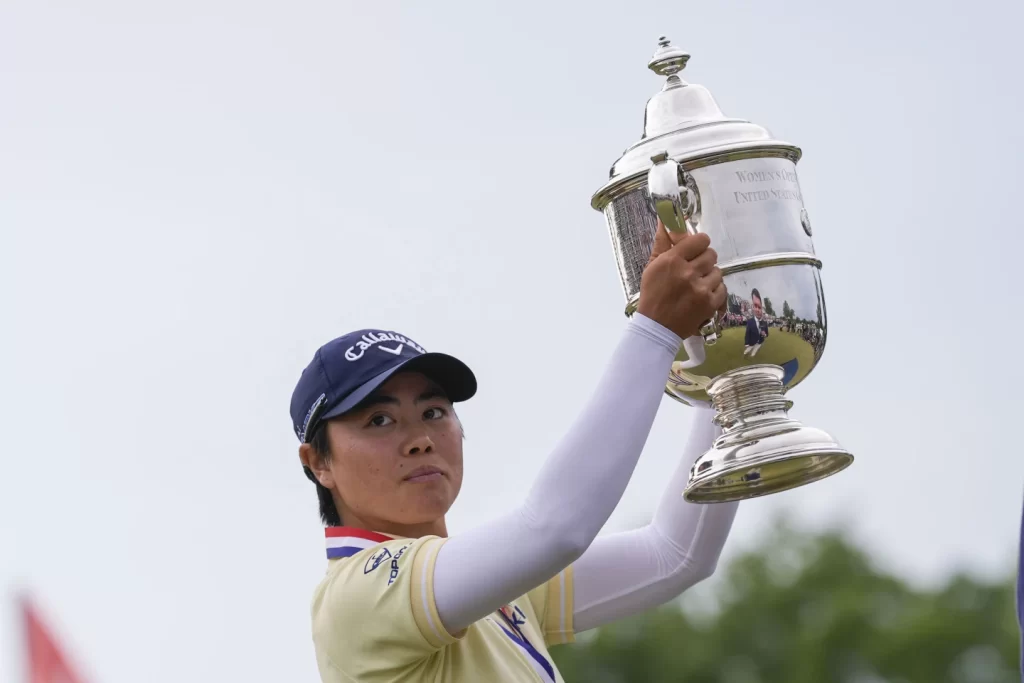 Saso Wins 2nd Career U.S. Women's Openillustration