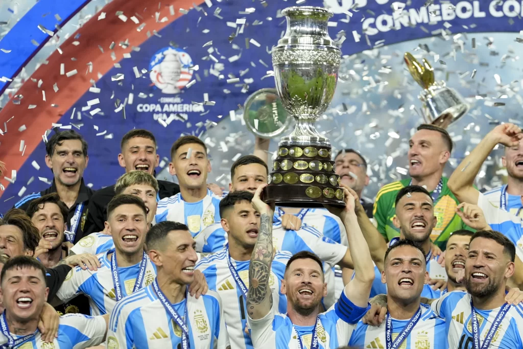 Argentina Overcomes Colombia for Record 16th Copa America Championshipillustration