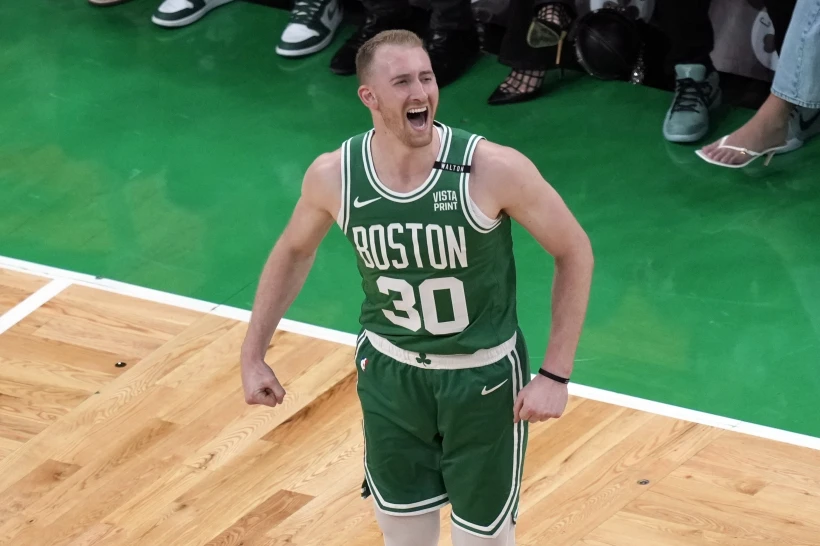 Celtics' Hauser Agrees to Four-Year, $45 Million Extensionillustration