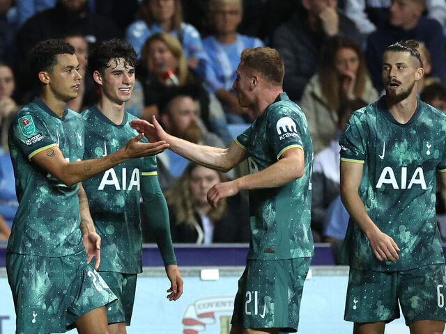 Spurs Survive League Cup Scare with Last-Minute Comeback vs. Coventryillustration